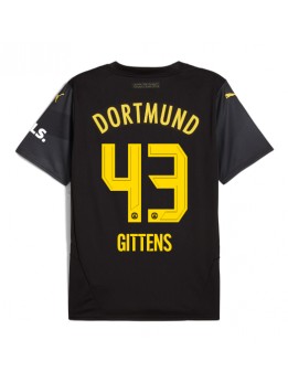 Billige Borussia Dortmund Jamie Bynoe-Gittens #43 Bortedrakt 2024-25 Kortermet